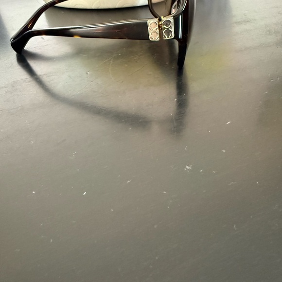 Coach Women's Dark Brown Sunglasses - Picture 4 of 4